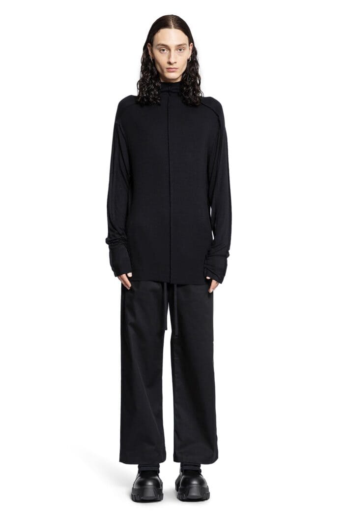 THOM KROM Stretch Viscose Turtleneck Sweater