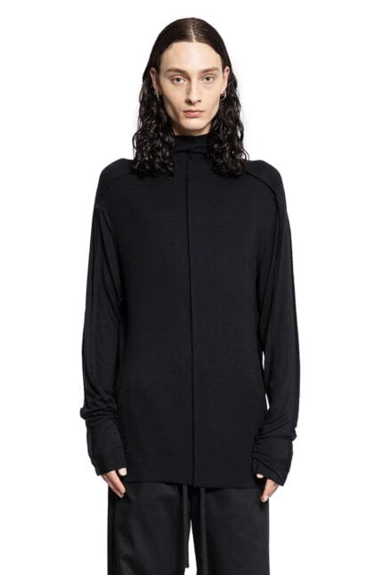 THOM KROM Stretch Viscose Turtleneck Sweater