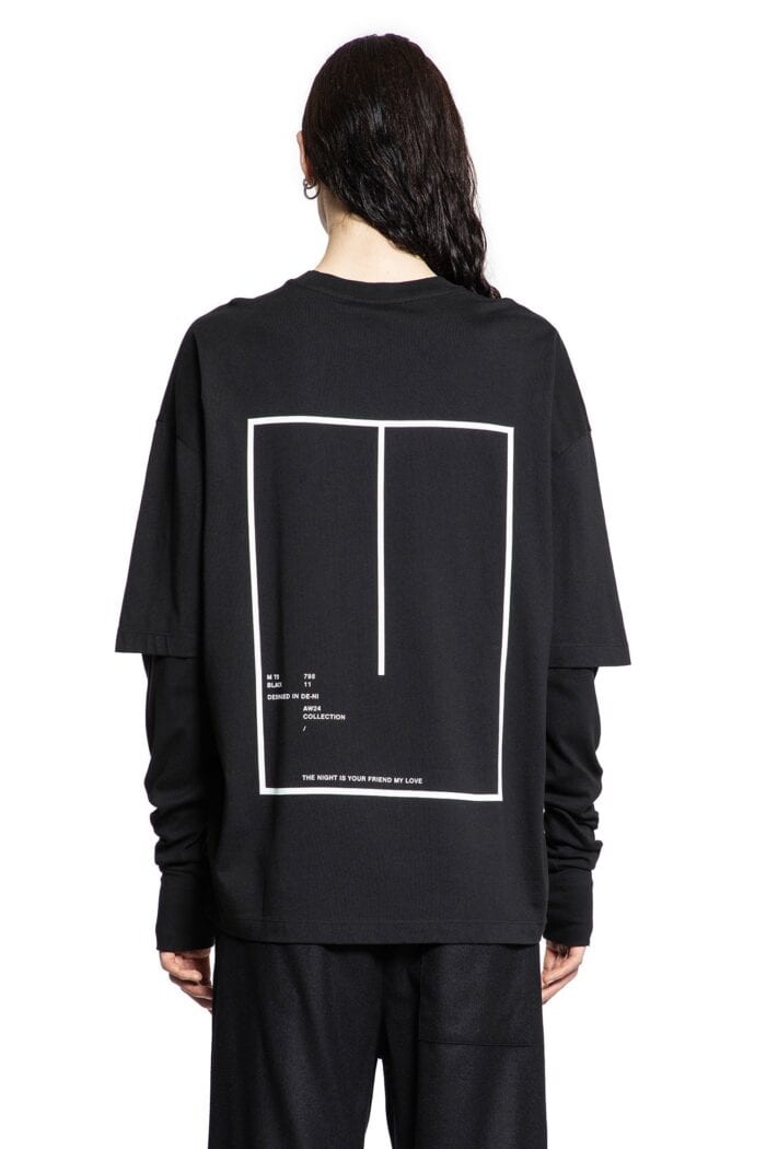 THOM KROM ''the Night Is Your Friend'' Layered Sweatshirt