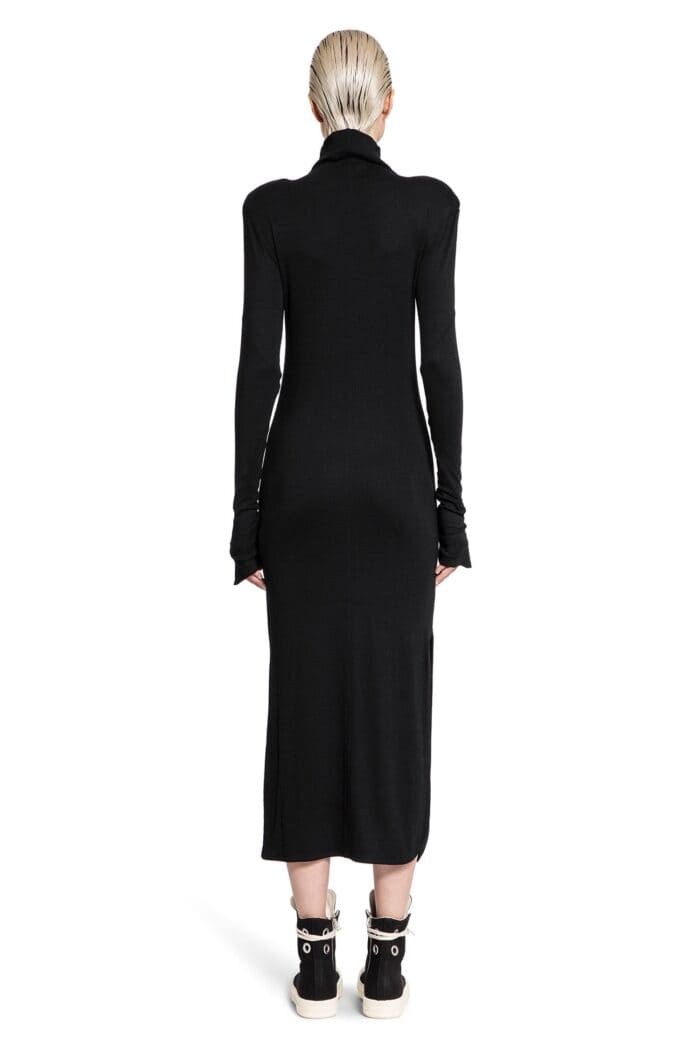 THOM KROM Turtleneck Dress In Stretch Viscose Jersey