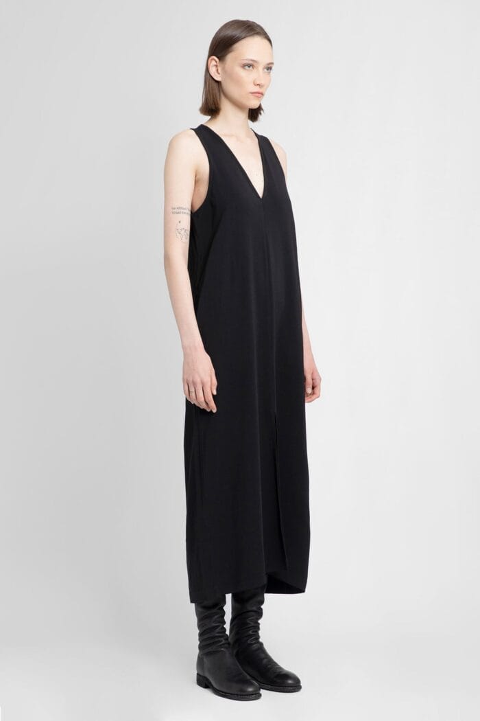 THOM KROM V-neck Dress In Stretch Viscose