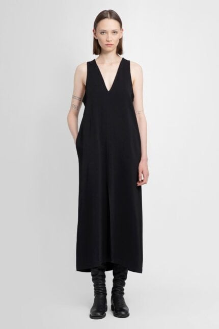 THOM KROM V-neck Dress In Stretch Viscose