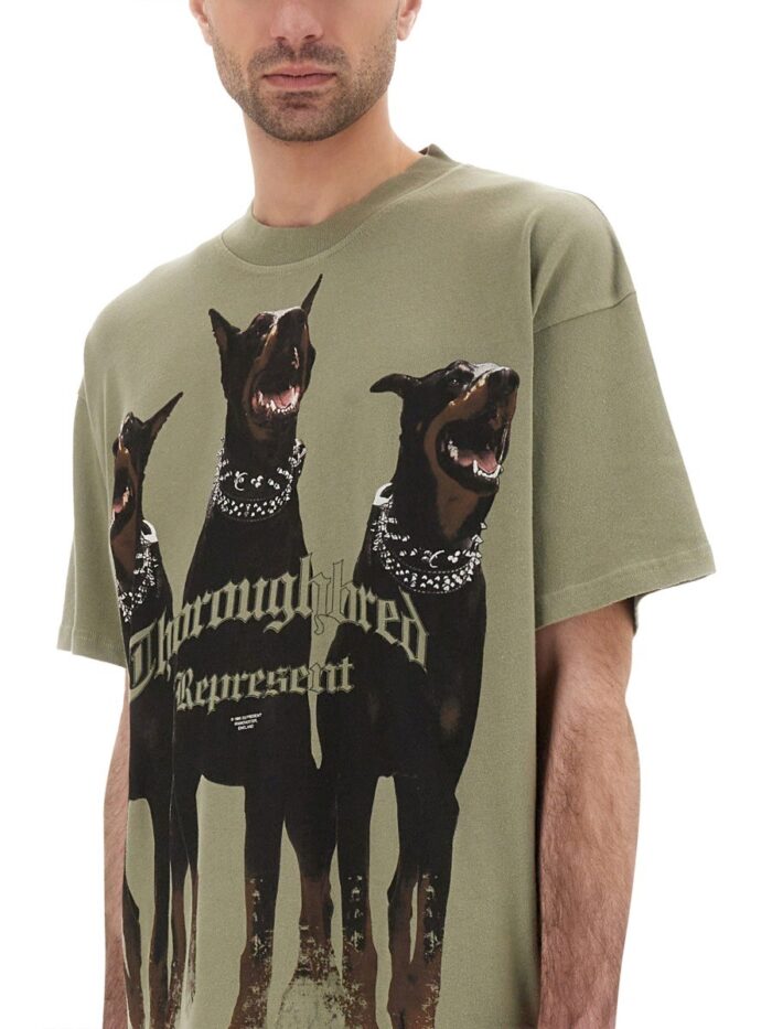 Represent "THOROUGHBRED" T-SHIRT