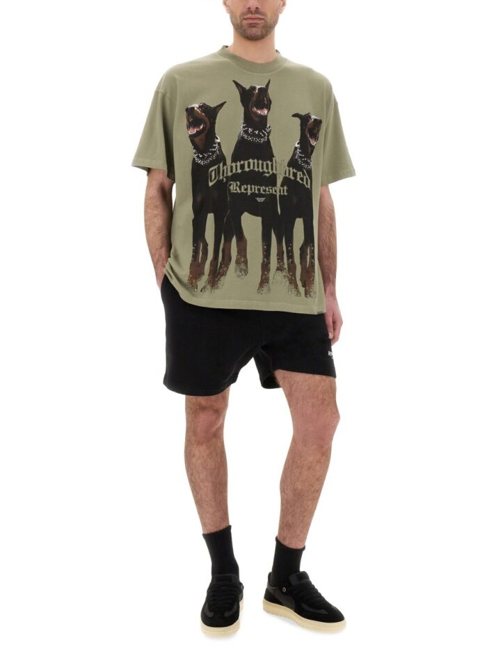 Represent "THOROUGHBRED" T-SHIRT