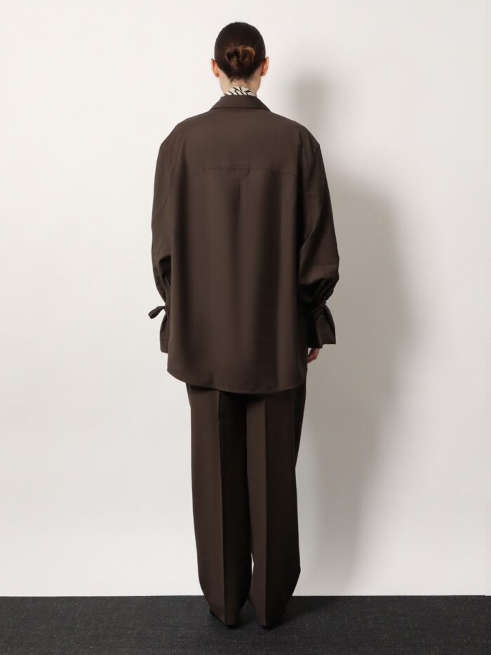 Toteme Tie-cuff Wool Shirt