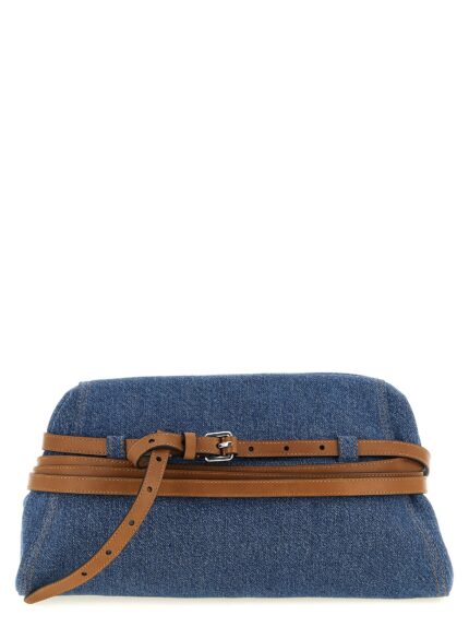 Moschino 'Tie Me' Big Clutch