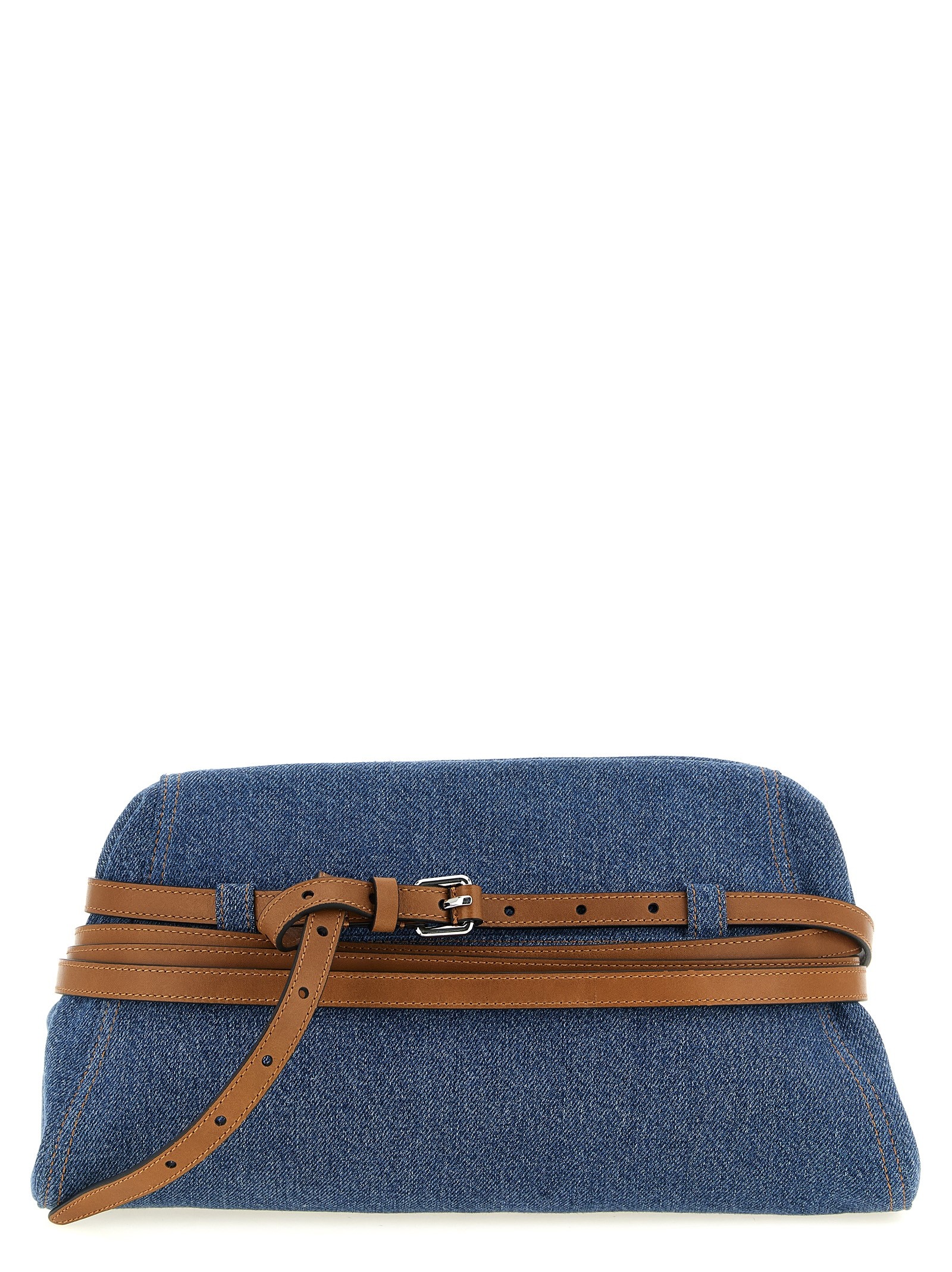 Moschino 'Tie Me' Big Clutch