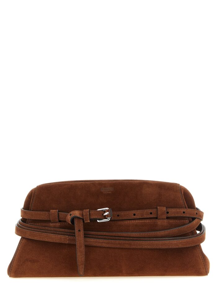 moschino 'tie me' big clutch Moschino 'Tie Me' Big Clutch