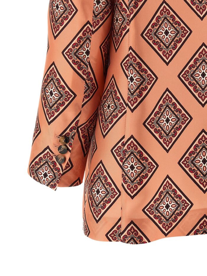 ALBERTO BIANI Tie Print Blazer