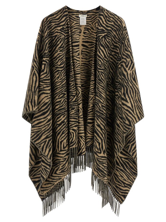 fendi 'tiger' poncho Fendi 'Tiger' Poncho
