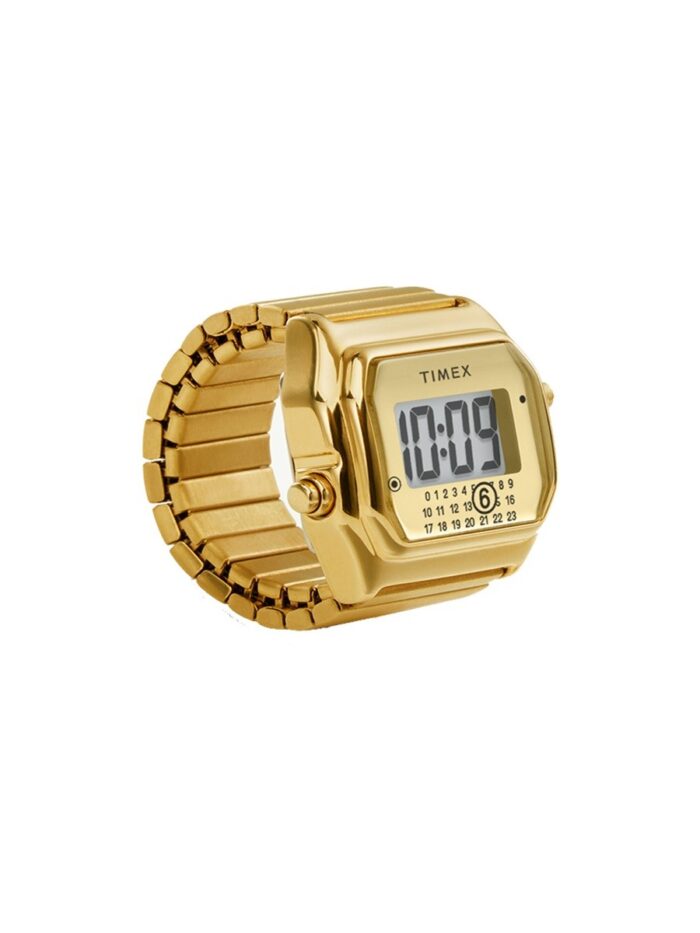 "TIMEX X MM6 T80 GOLD-TONE" RING M-L