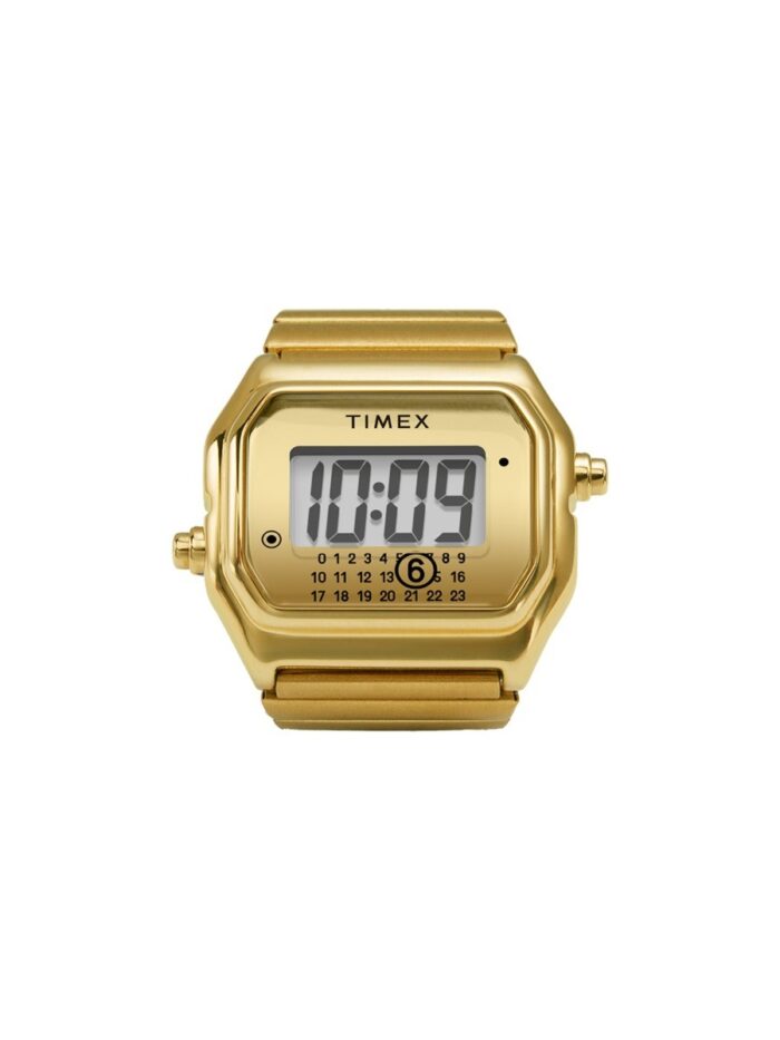 "TIMEX X MM6 T80 GOLD-TONE" RING M-L