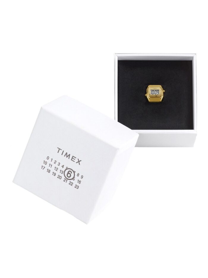 "TIMEX X MM6 T80 GOLD-TONE" RING S-M