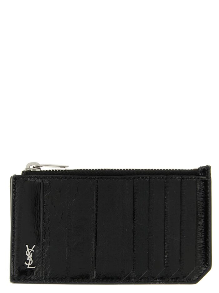 saint laurent 'tiny cassandre' card holder Saint Laurent 'Tiny Cassandre' Card Holder