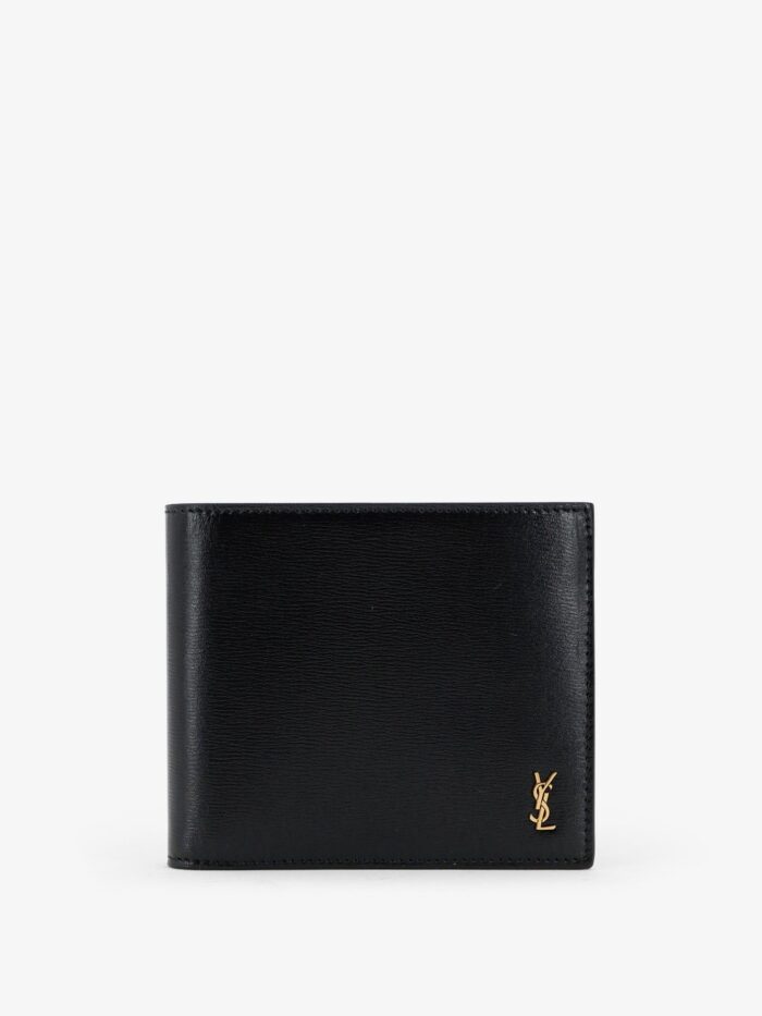 saint laurent tiny wallet in hammered leather Saint Laurent Tiny Wallet In Hammered Leather