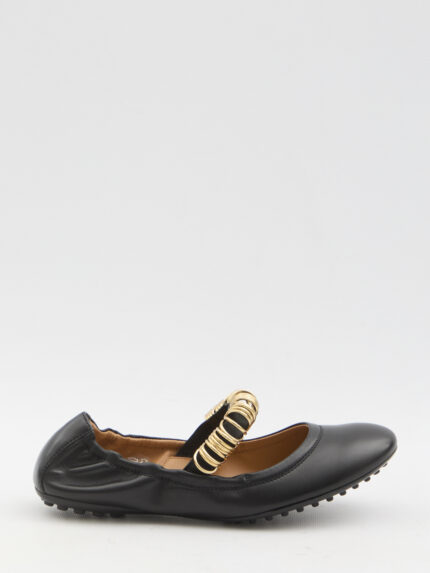 Tod's Ballet flats with eyelets