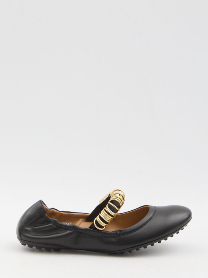 Tod's Ballet flats with eyelets