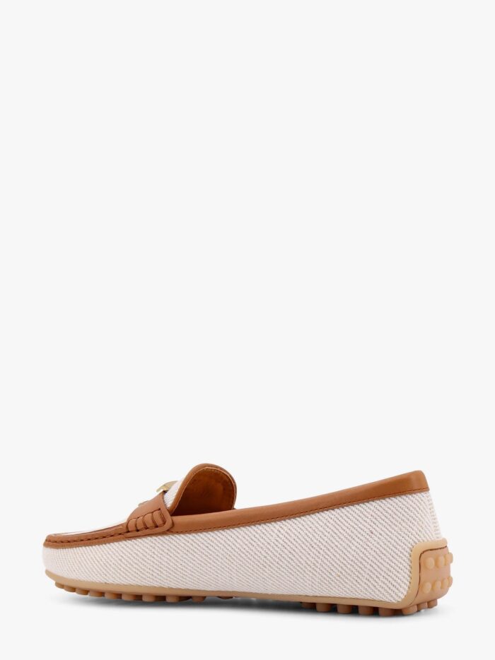 TOD'S Canvas Loafer With T Timeless Detail