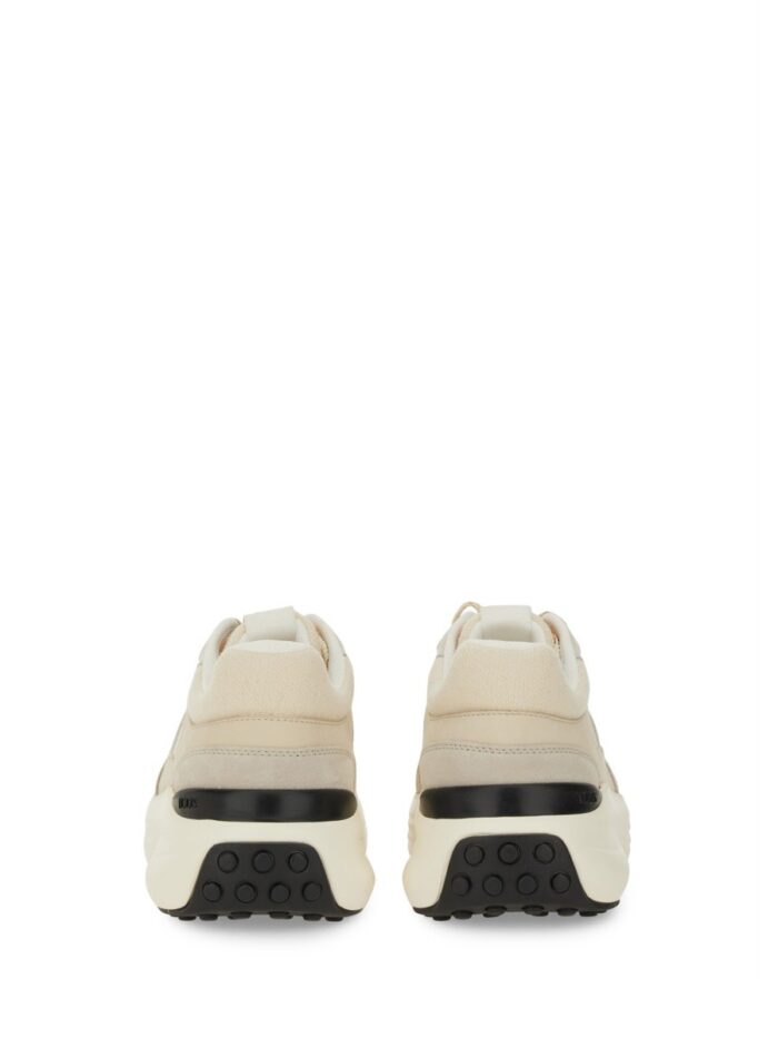 TOD'S FABRIC AND SUEDE SNEAKER