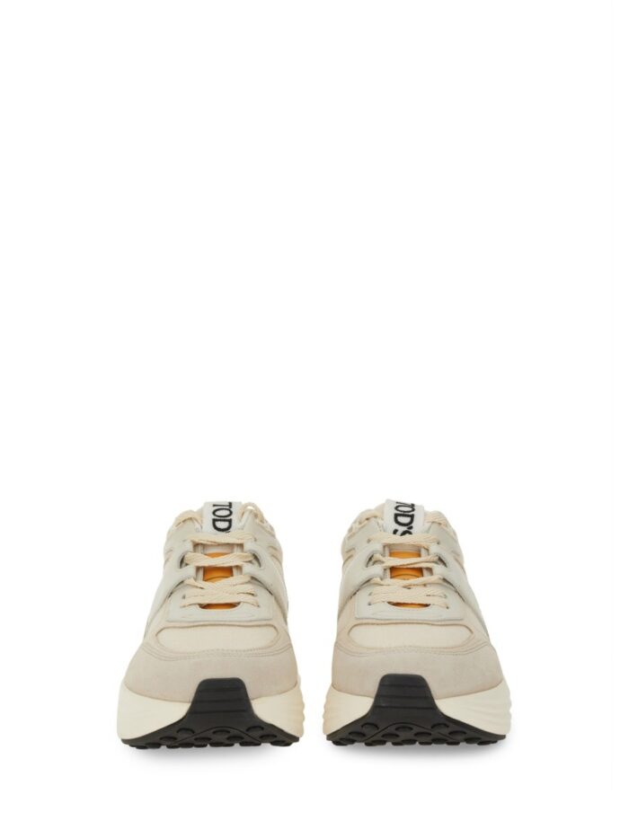 TOD'S FABRIC AND SUEDE SNEAKER