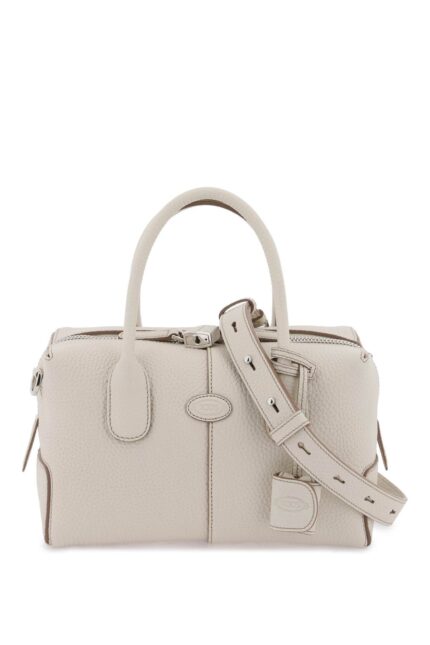 TOD'S Grained Leather Bowling Bag