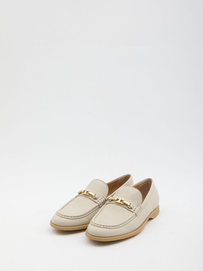 Tod's Hammered leather loafers