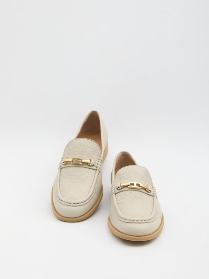 Tod's Hammered leather loafers