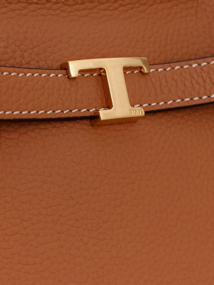 TOD'S Hammered Leather Shopping Bag