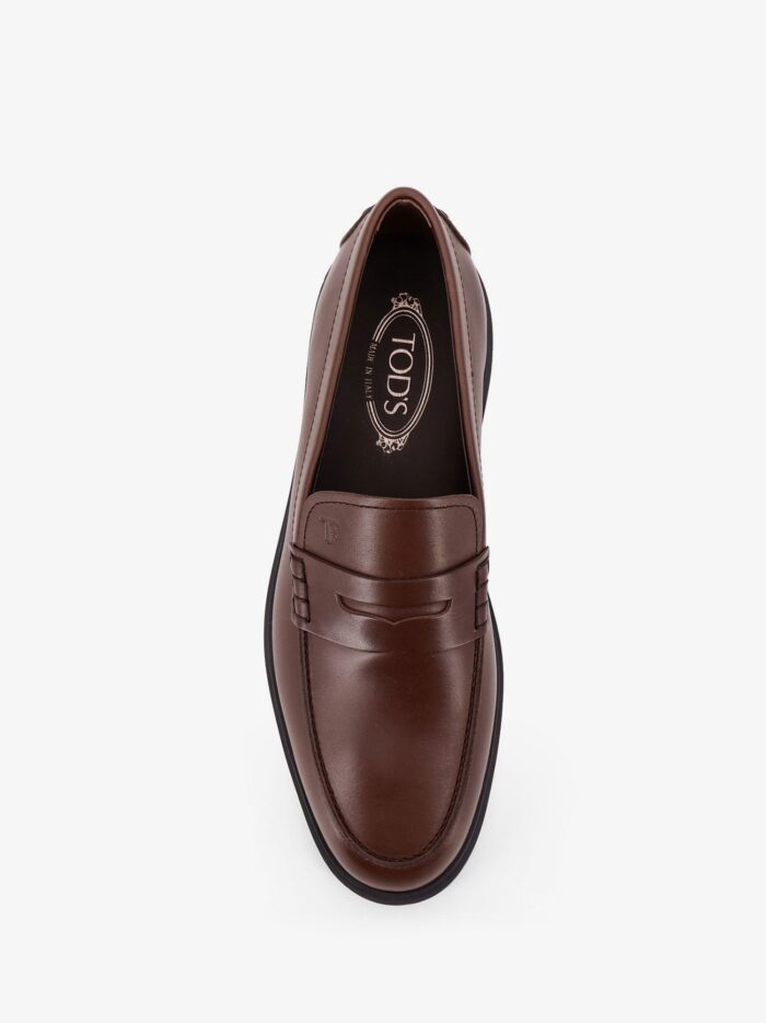 TOD'S Ibrido Leather Loafers