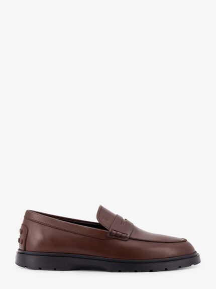 TOD'S Ibrido Leather Loafers