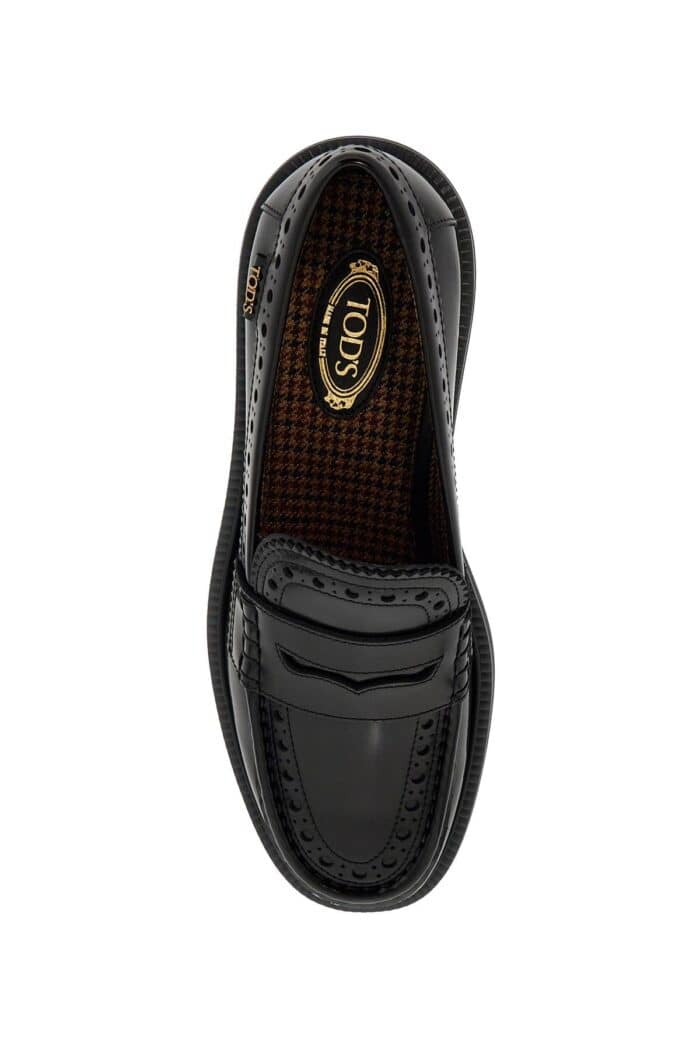 TOD'S Leather Brogue Loafers