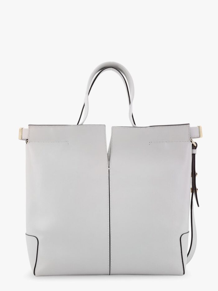 TOD'S Leather Handbag With Frontal Logo Patch