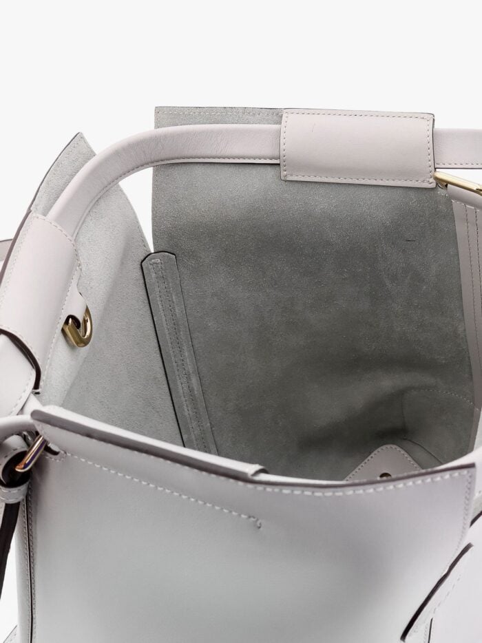 TOD'S Leather Handbag With Frontal Logo Patch