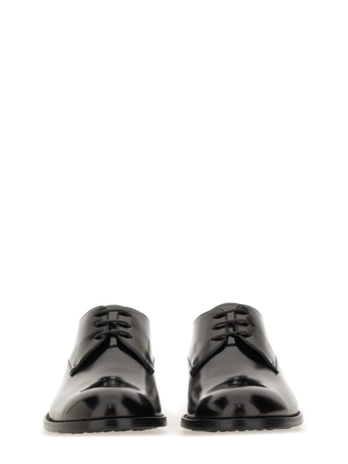 TOD'S LEATHER LACE-UP DERBY SHOE