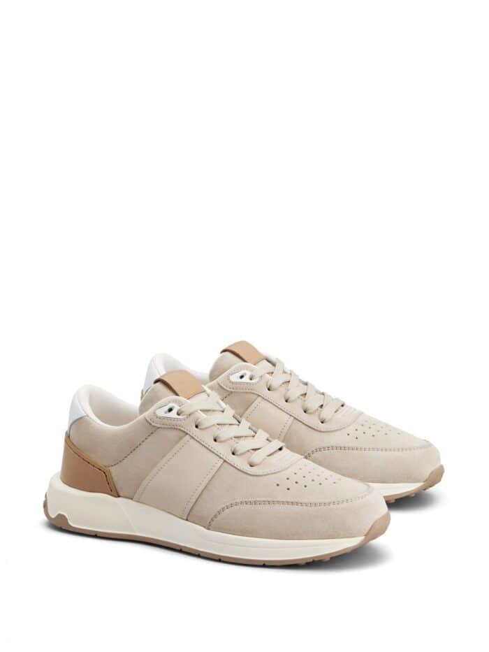 TODS Leather-trim Suede Sneakers