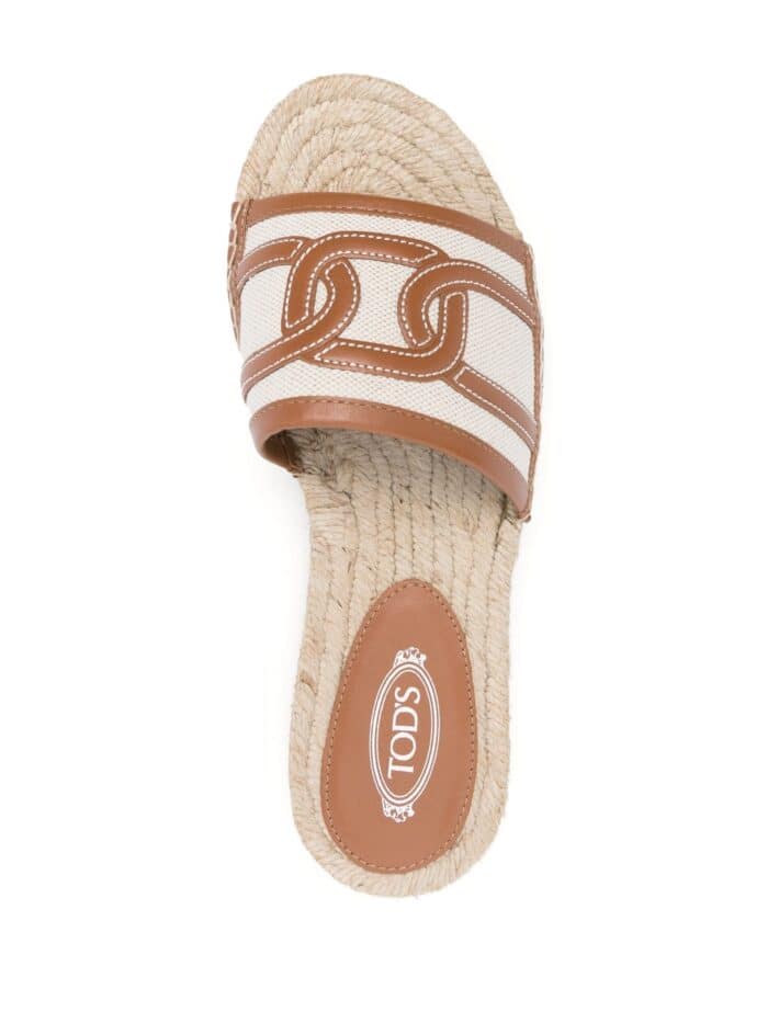 TODS Logo Sandals