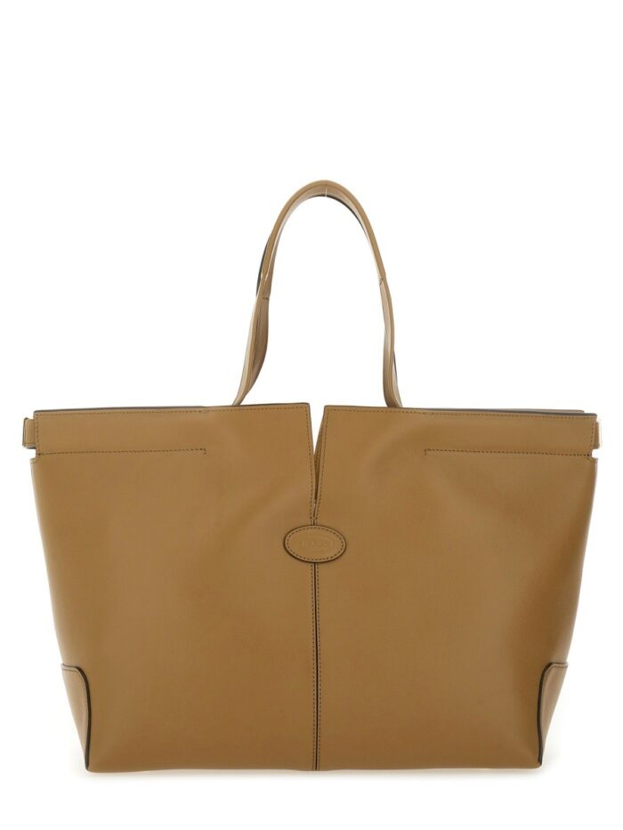 TOD'S MEDIUM-SMALL "DI BAG FOLIO" TOTE BAG