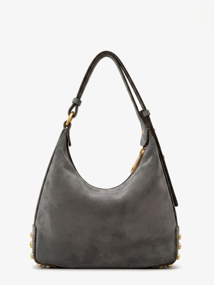 TOD'S Mini Bag Metal Dots Suede Shoulder Bag