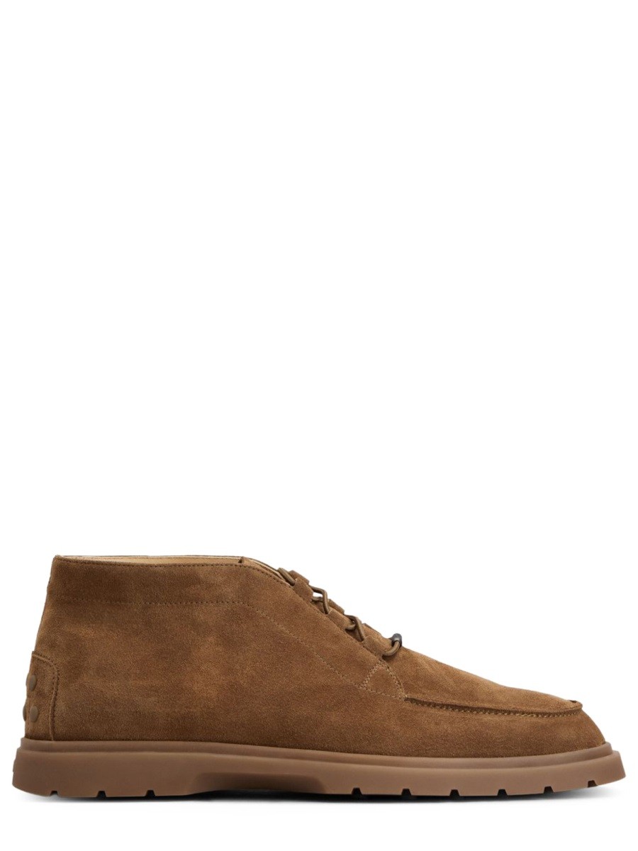 TOD'S MOCASSINO IN PELLE SCAMOSCIATA