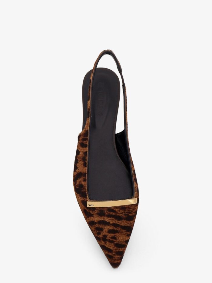 TOD'S Ponyskin Ballerinas