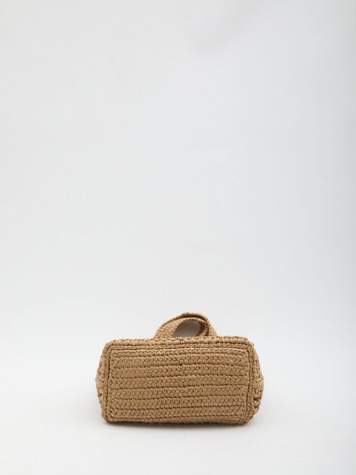 Tod's Raffia shopping bag small