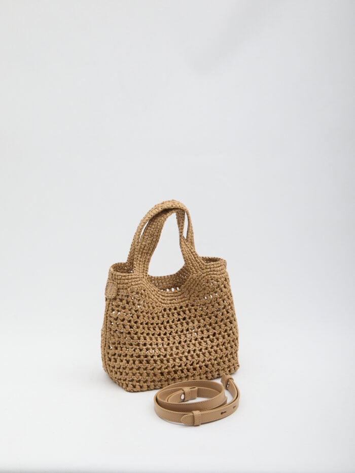 Tod's Raffia shopping bag small