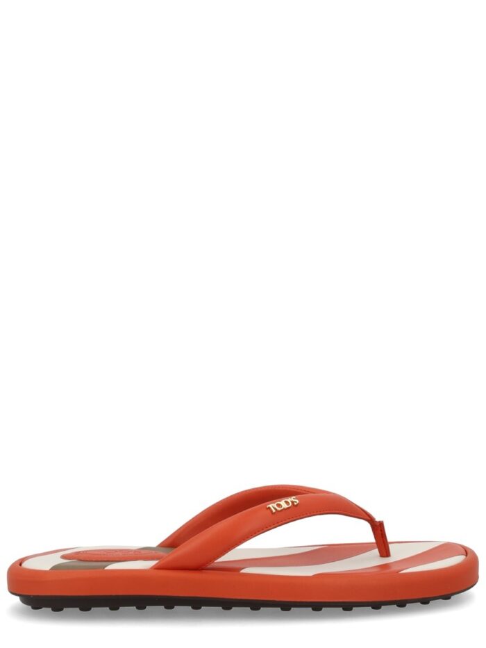 TOD'S SANDALO INFRADITO CON LOGO
