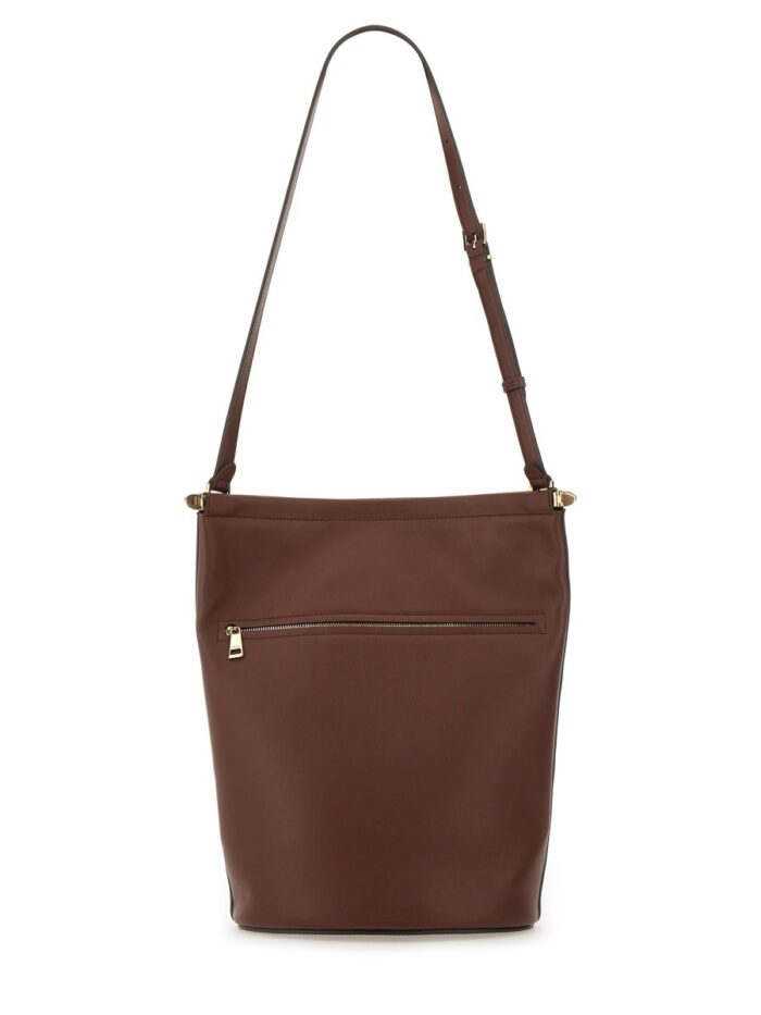 TOD'S SMALL LEATHER BUCKET BAG