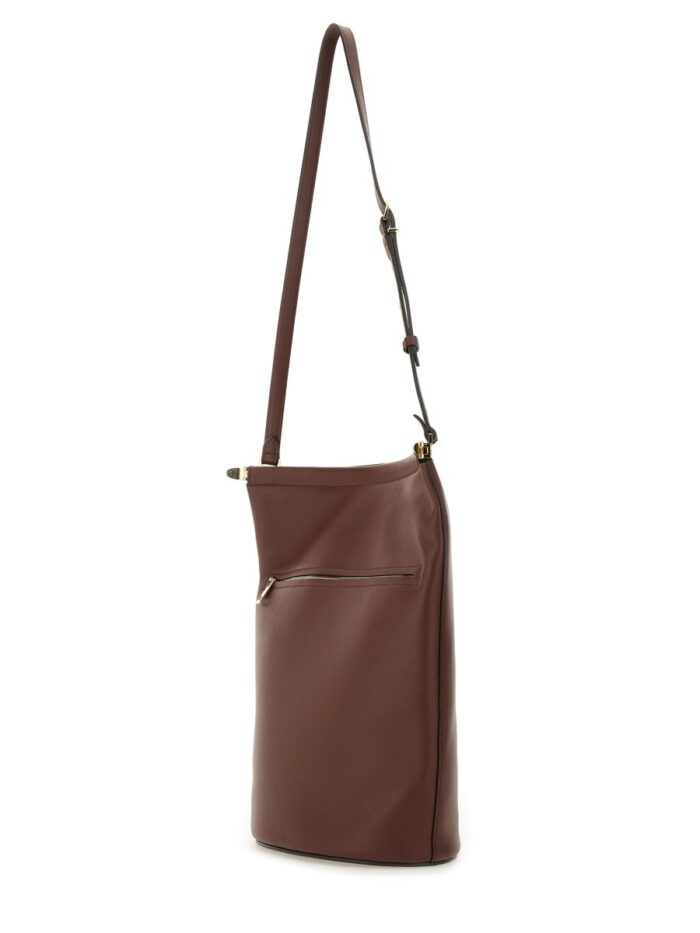TOD'S SMALL LEATHER BUCKET BAG
