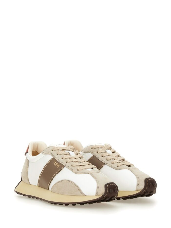 TOD'S SNEAKER IN PELLE E TESSUTO