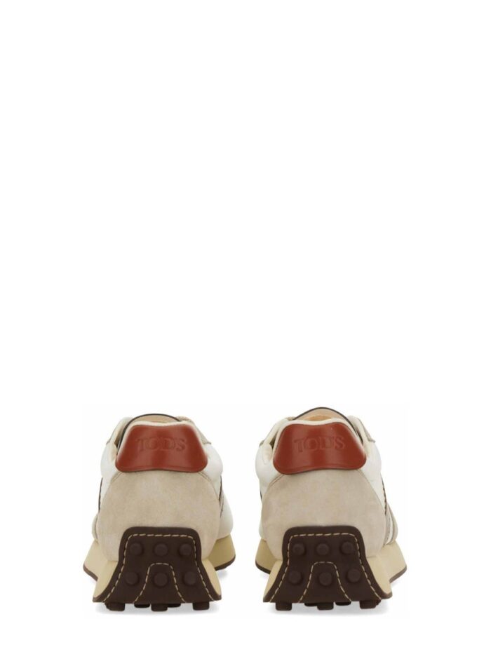 TOD'S SNEAKER IN PELLE E TESSUTO