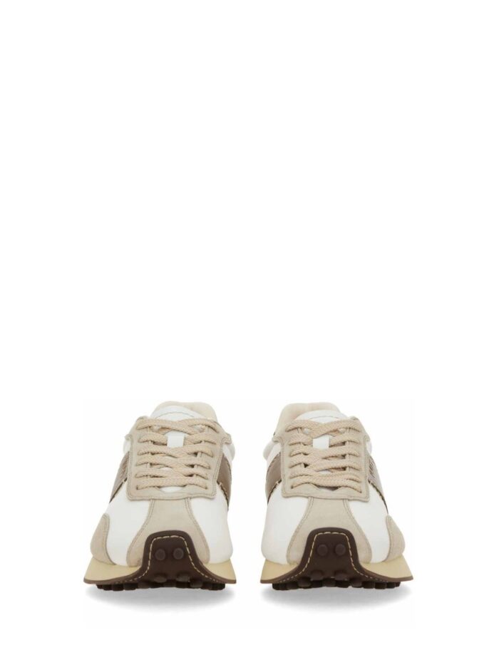 TOD'S SNEAKER IN PELLE E TESSUTO