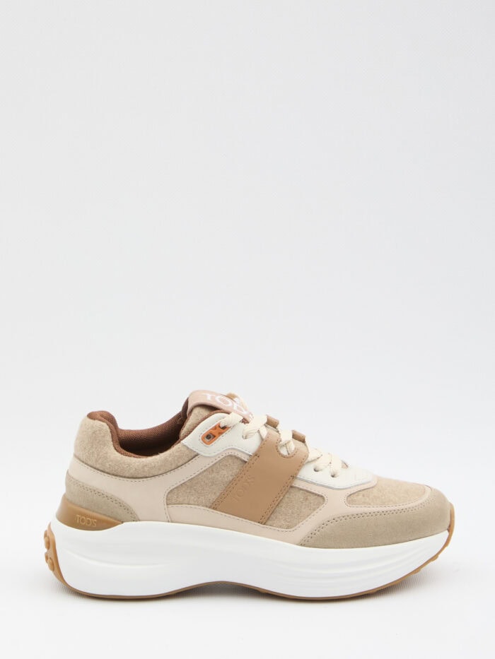 Tod's Sneakers in fabric and suede leather