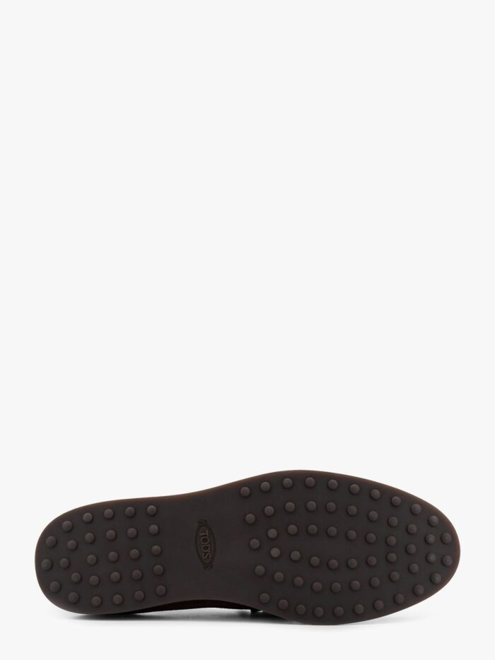 TOD'S Suede Loafer With Engraved Logo